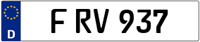Truck License Plate